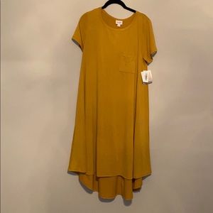 Medium mustard lularoe Carly dress